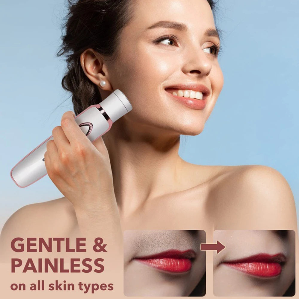 Eletric Razor for Woman 4 in 1 Rechargeable Bikini Trimmer Shaver Wet/Dry Electric Body Hair Coldless Waterproof Facial Hair