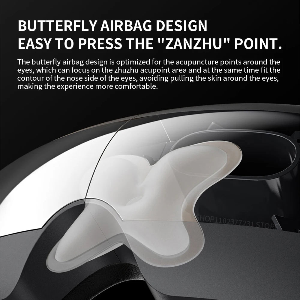 New Xiaomi Mijia Smart Eye Massager Hot Compress Zone Massage Relieve Fatigue Eye Care Instrument Work With Mi Home App