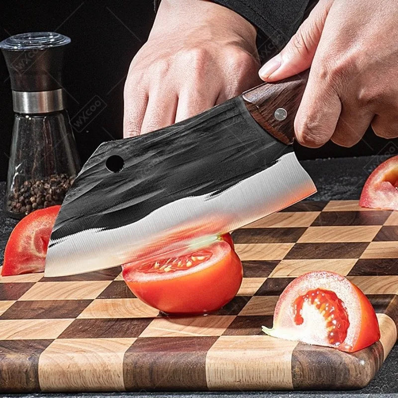 Kitchen Knife Stainless Steel Forged Cleaver Chef Paring Knife Japanese Ultra Sharp Meat Butcher Cooking Cuchillos De Cocina