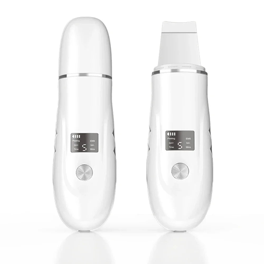 Ultrasonic Skin Scrubber Peeling Blackhead Remover Deep Face Cleaning Ultrasonic Ion Ance Pore Cleaner Facial Shovel skin care