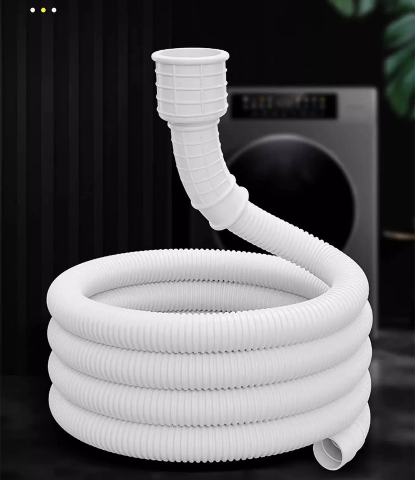 1-4M White Drain Hose Pipe Inlet Hoses Extension Drainpipe Tube for Air Conditioner Washing Maching Kitchen Faucet Accessories