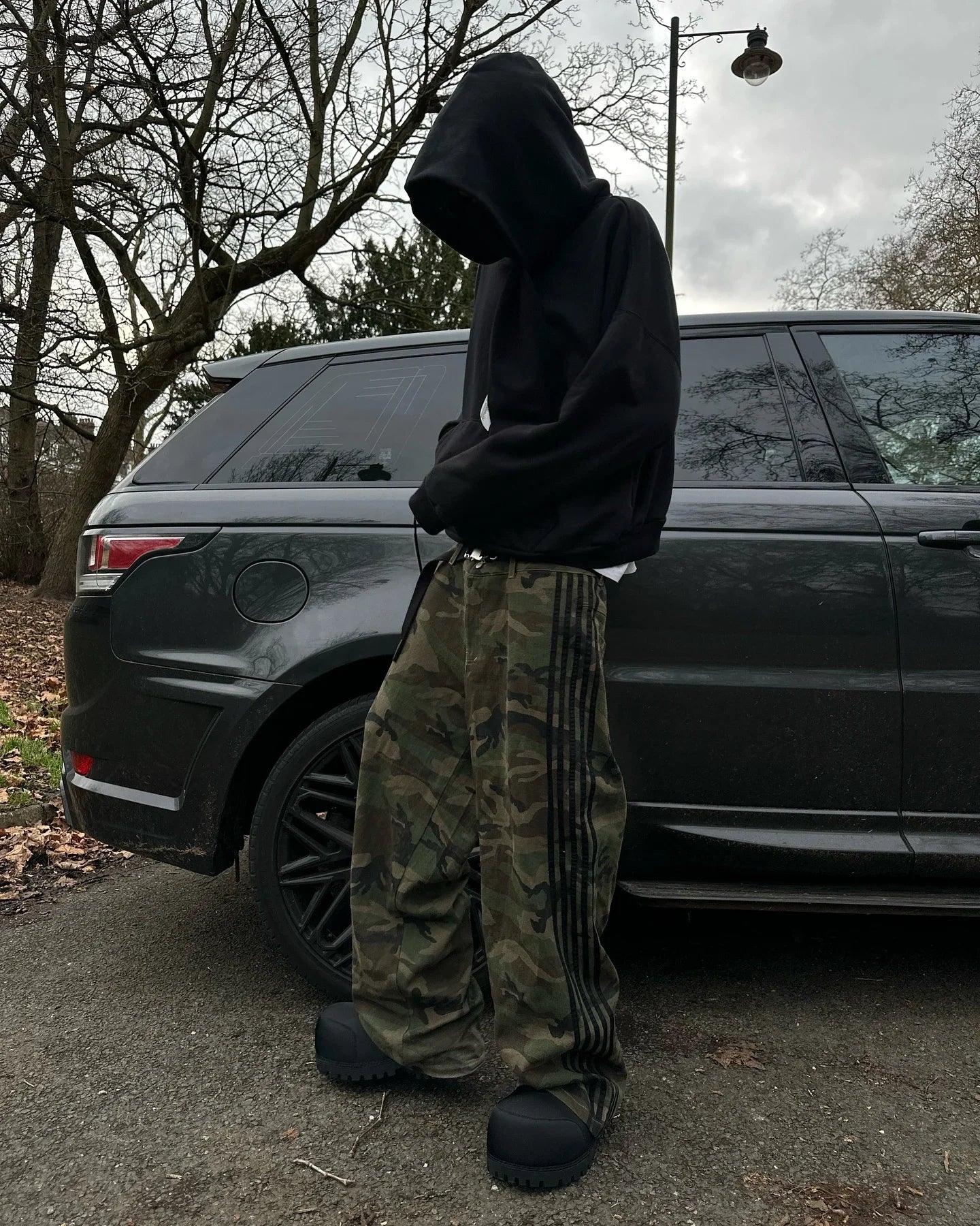Y2K Harajuku Trendy Camouflage Fashionable Versatile Jeans Men American Street Hip-hop Casual Loose Straight Wideleg Pants Women