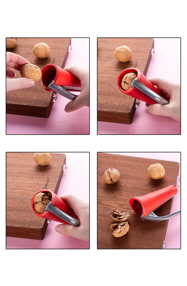 GIANXI Hazelnut Walnut Pliers Nut Cracker Chestnut Clip Sheller Opener Clamp Plier Funnel Shape Gadget Kitchen Accessories