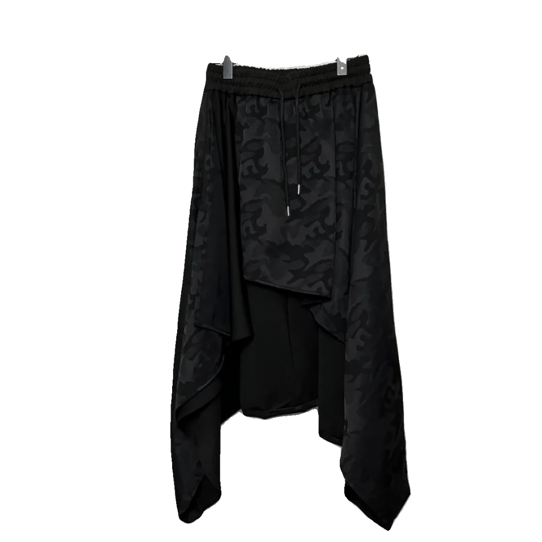 Vintage Trousers Women Men Neutral Loose Culottes y2k Gothic Wide Leg Pants Skirt New Oversize Harajuku Japanese Creative Pants