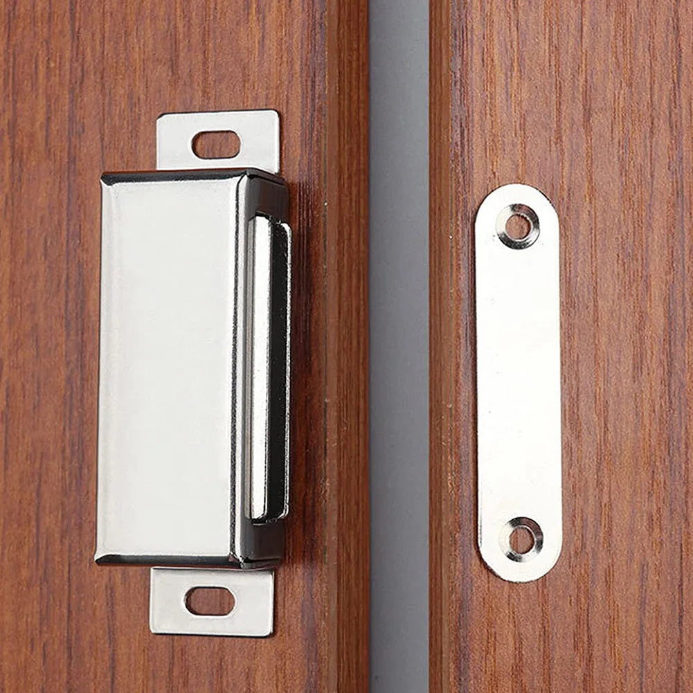Magnetic Catch Latch Door Lock Heavy Duty Cabinet Magnet Kitchen Latch Catch With Screws Furniture Hardware