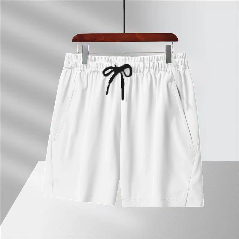Summer Men's Shorts with Zip Pocket Quick-Drying Sports Trousers Lightweight Breathable Sports Shorts Casual Streetwear