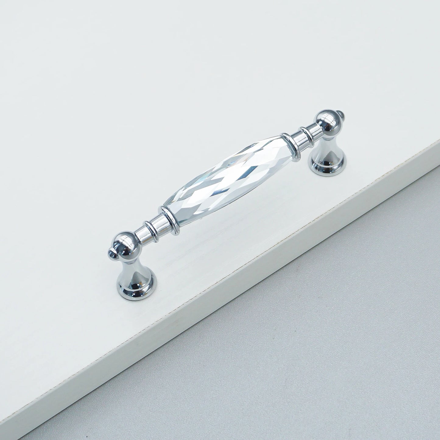 Gold Chrome Cabinet Handles Drawer Single Hole Knobs Luxury Wardrobe Dresser Pulls Modern Kitchen Accessories Furniture Hardware