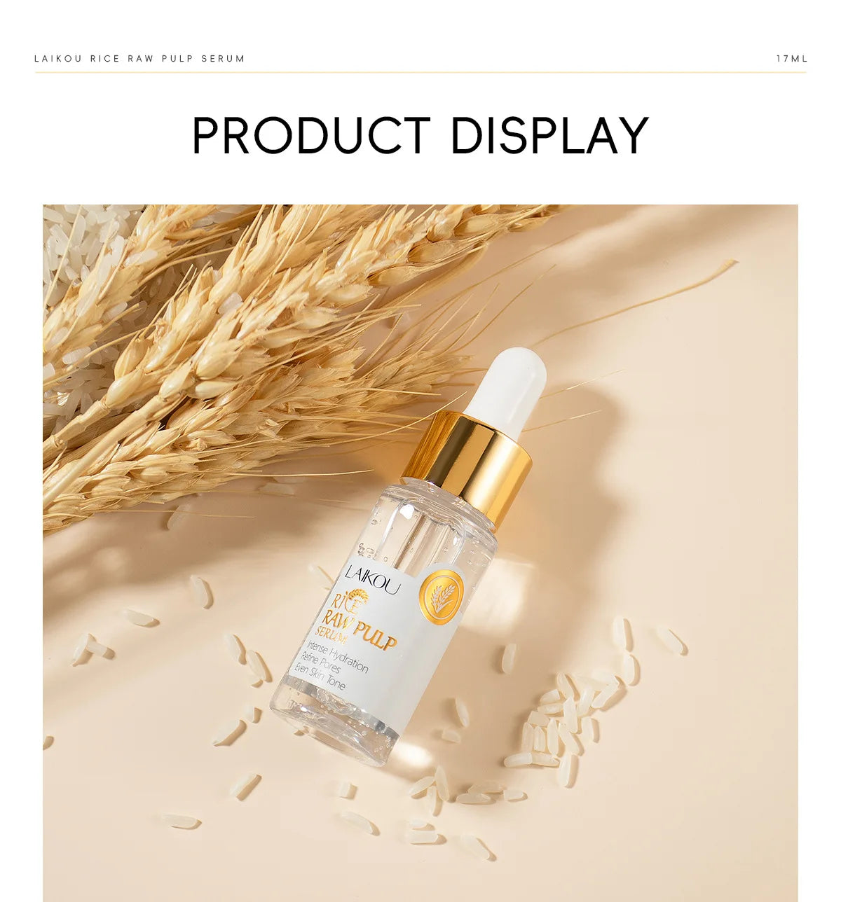 Rice Pore Shrinking Facial Serum Repairing Tightening Products Whitening Moisturizing Oil Control Skin Care Korean Cosmetics