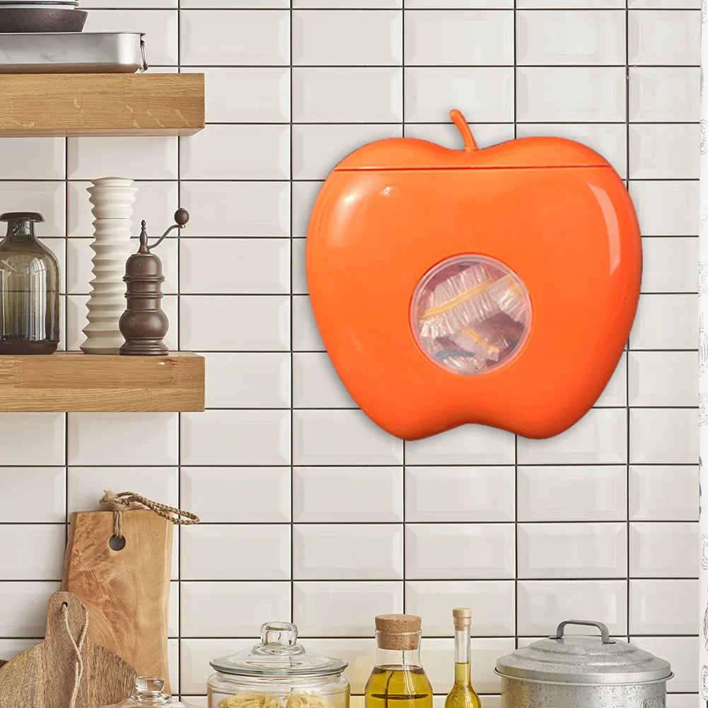 Wall Mounted Fresh Keeping Bag Storage Box Kitchen Disposable Food Cover Storage Container Fresh Cover Dispenser Box