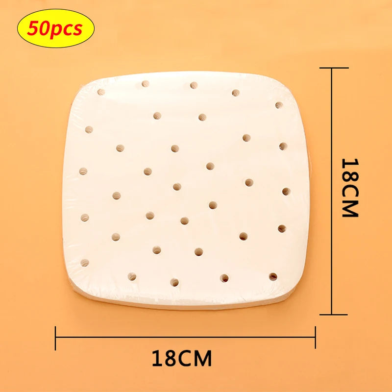 Special Paper for Air Fryer Baking Oil-proof Oil-absorbing Paper for Household BBQ Plate Oven Kitchen Pan Pad airfryer bakpapier