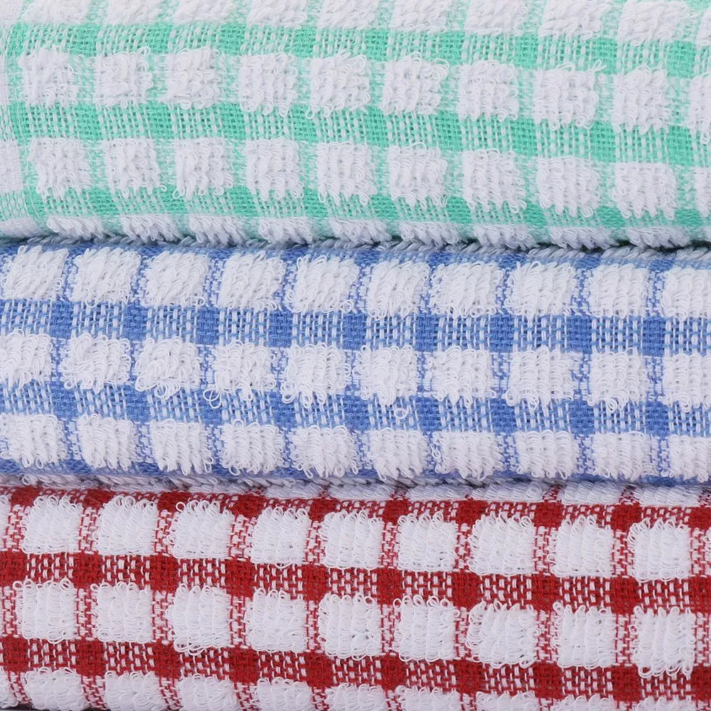 Rag Tea Towels New Cotton Drying Washing Dish Cloth Absorbent Large Size Cleaning Cloths Kitchen Supplies