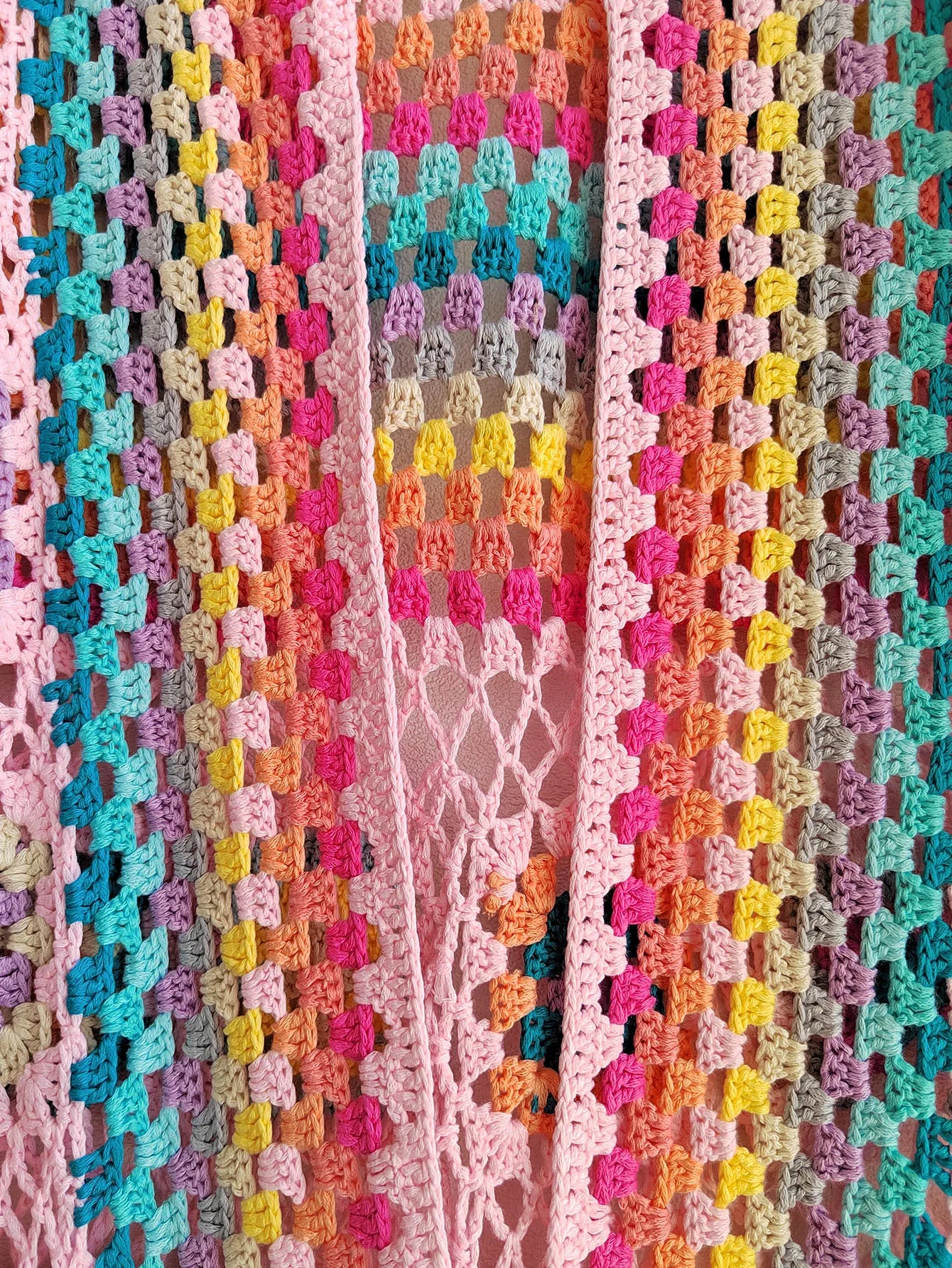 Crochet Knitted Women Cardigan Cover Ups Tassel Plaid Long Coat Bohemian 2023 Summer Beach Bikini Covers Sexy Hook Vestidos
