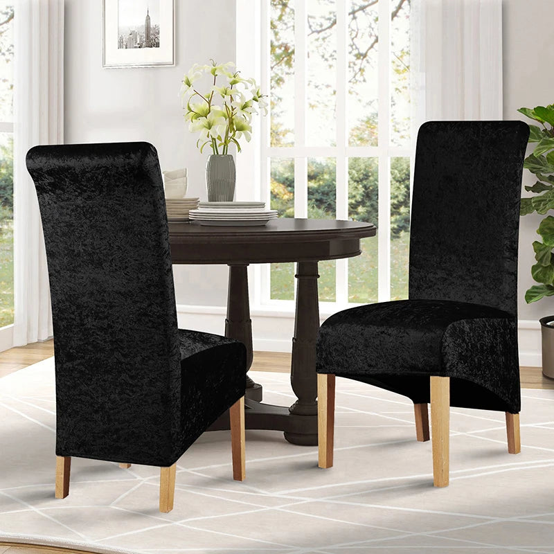 Waterproof Elastic Chair Cover For Dining Room Kitchen Wedding Hotel Banquet Restaurant Anti-dirty Seat Cover Dining Chair Cover
