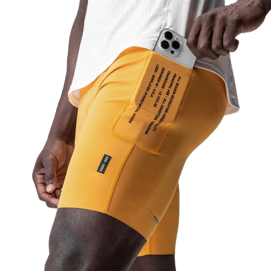 Men's Summer Quick Dry Sports Skinny Slim Stretch Shorts Man Running Gym Fitness Jogger Short Pants Male Bodybuilding Leggings