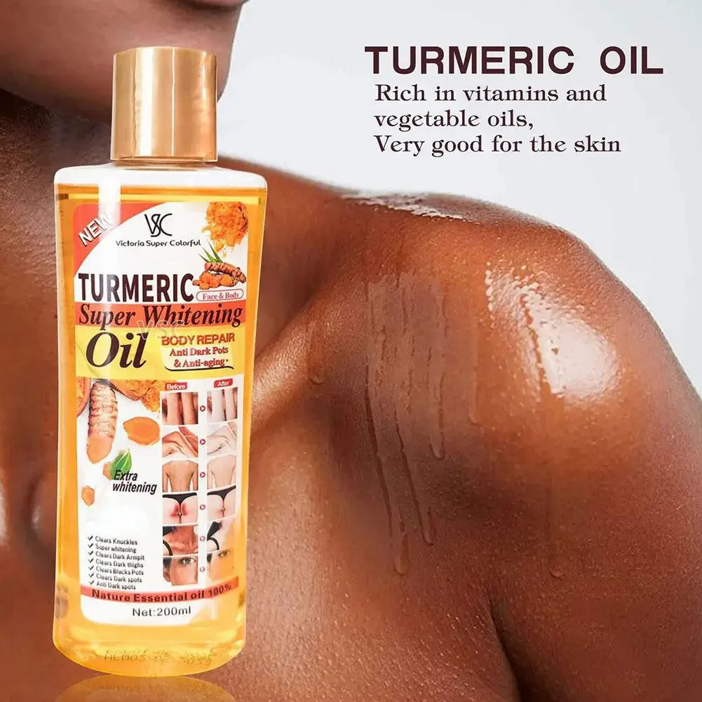 3PCS Turmeric Essential Oil Facial Body Massage Moisturizing Diffuser Aromatherapy Face Body Care Smoothing Body face Skin Care