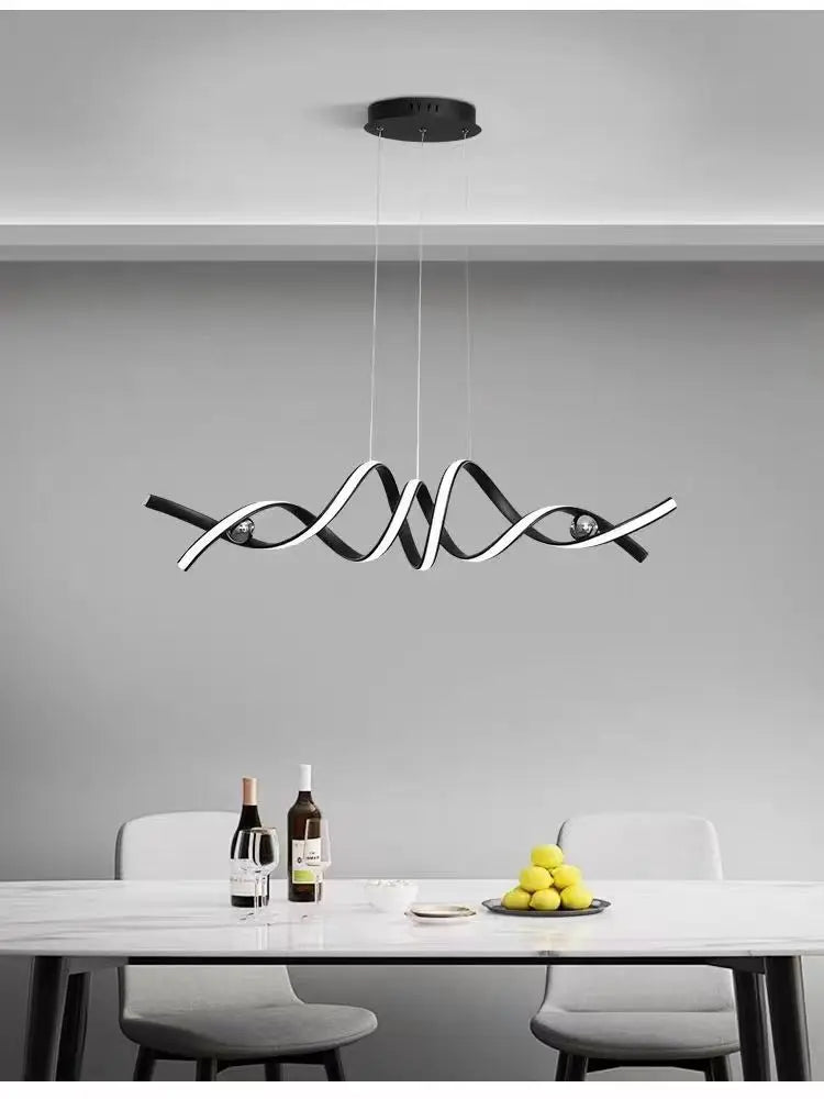 LED Pendant Light long hanging For dining room or living room kitchen chandelier designer simple lighting fixture