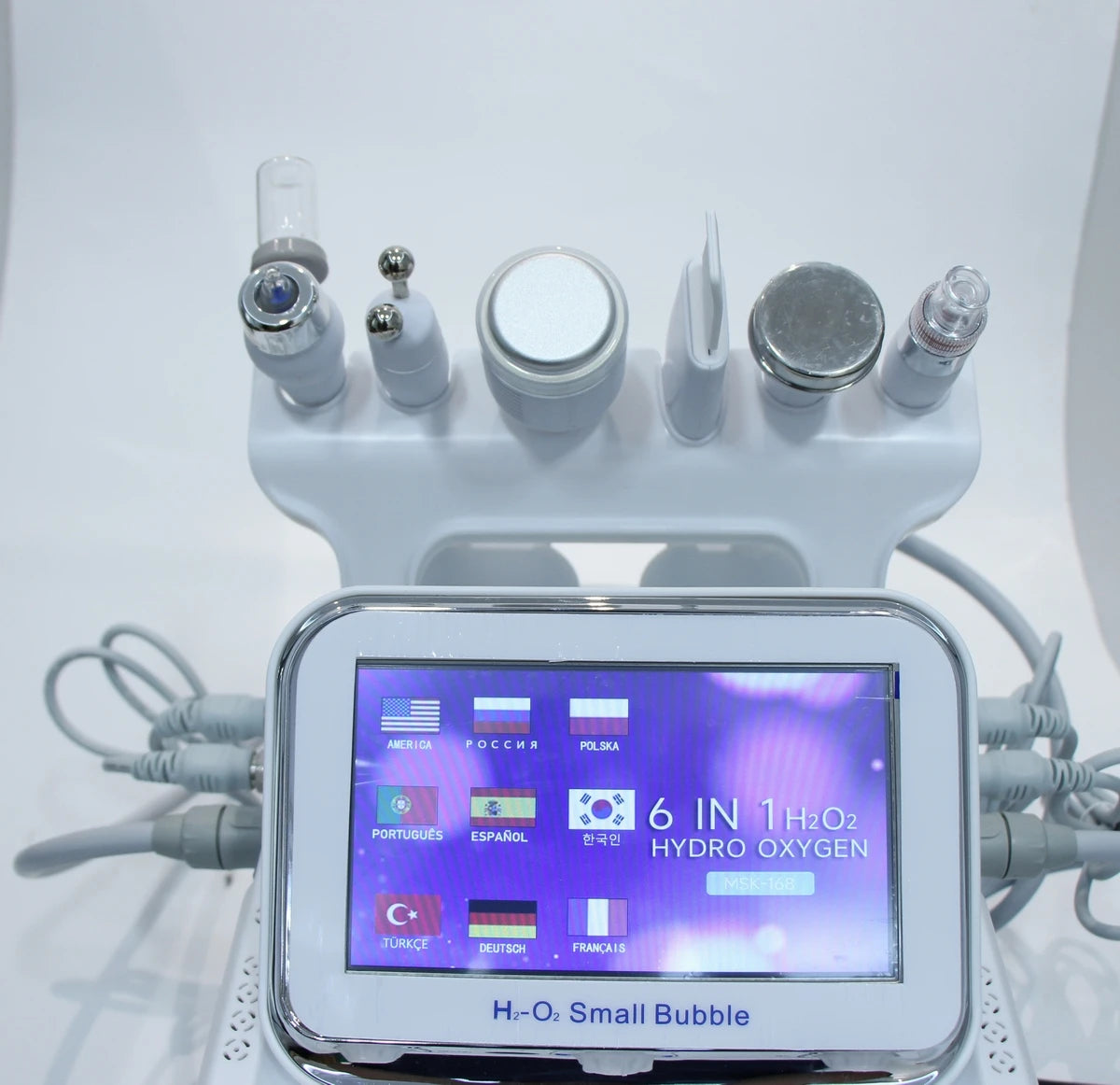 MEISIKANG Dermabrasion Small Bubble Facial Machine Hidrifting Face Cleaning Beauty Device with Trolley