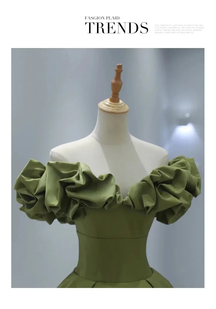 Party Long Dress Women Night Lace Dresses Sexy Green High Waist Dance Wedding Prom Bridesmaid Maxi Y2k Dresses Summer Vestidos