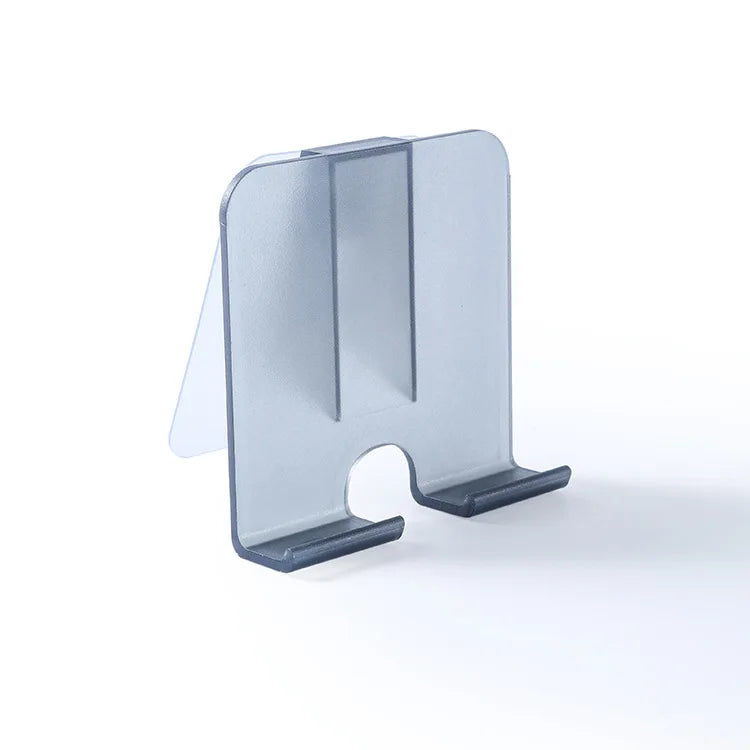 Plastic Wall-Mounted Mobile Phone Holder for Bathroom Sink and Kitchen Charging Support Bracket - Lazy Chasing Drama Phone Stand