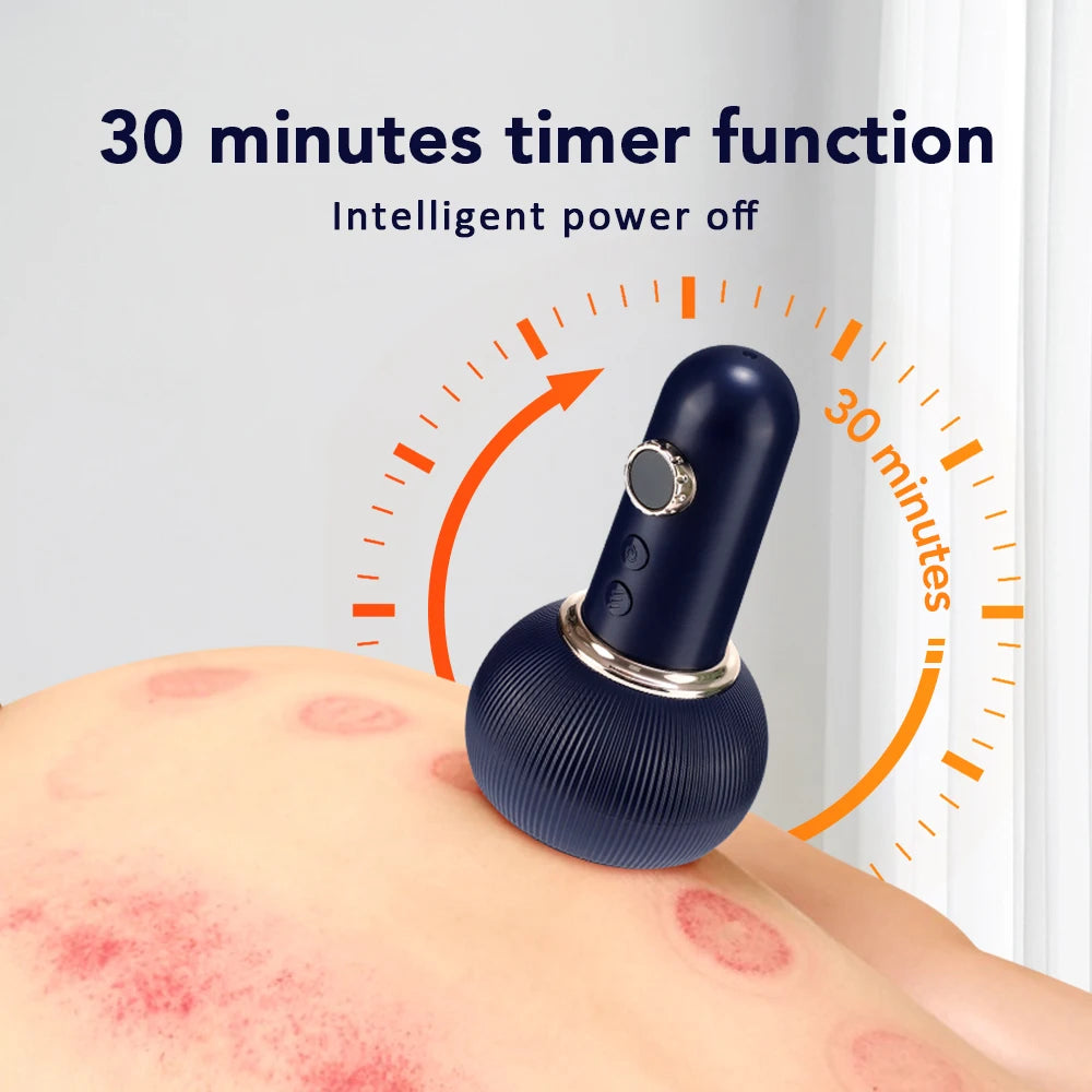 Electric Suction Medical Cupping Therapy Set Beauty Massager Glass Jars Anti Cellulite Cupping Vacuum Slimming Guasha Massage