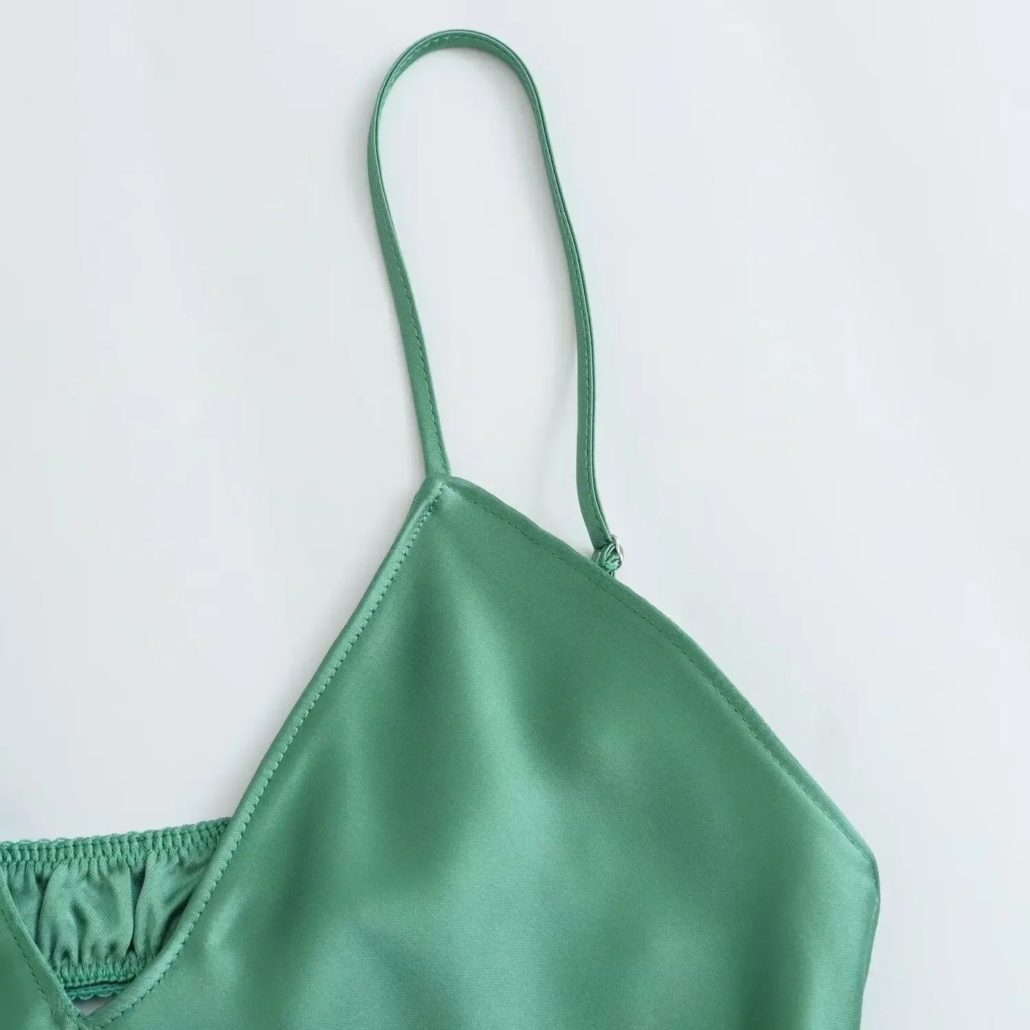 Women Fashion Summer New Sleeveless Underwear Style Backless V-Neck Sling Long Dress Chic Female French Elegance Evening