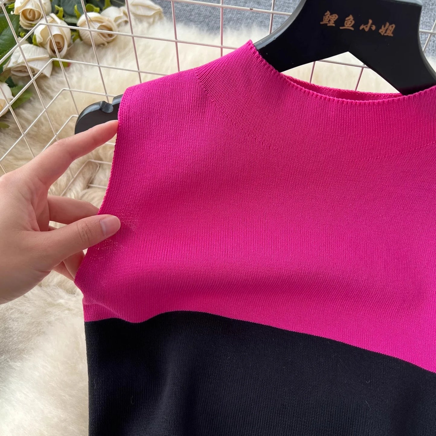 YuooMuoo Sexy Package Hips Split Bodycon Long Dress 2024 New Fashion Sleeveless Knitted Summer Dress Streetwear Ladies Outfits