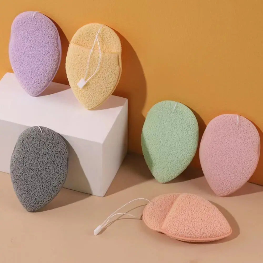 Natural Exfoliating Face Wash Cleansing Puff Flutter Sponge Deep Remover To Black Headband Cosmetic Sponges Facial Clean Tool