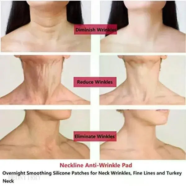 Reusable Silicone Wrinkle Removal Sticker Facial Lifting Strips Set Forehead Neck Line Remover Eye Patches Anti Aging Skin Pads