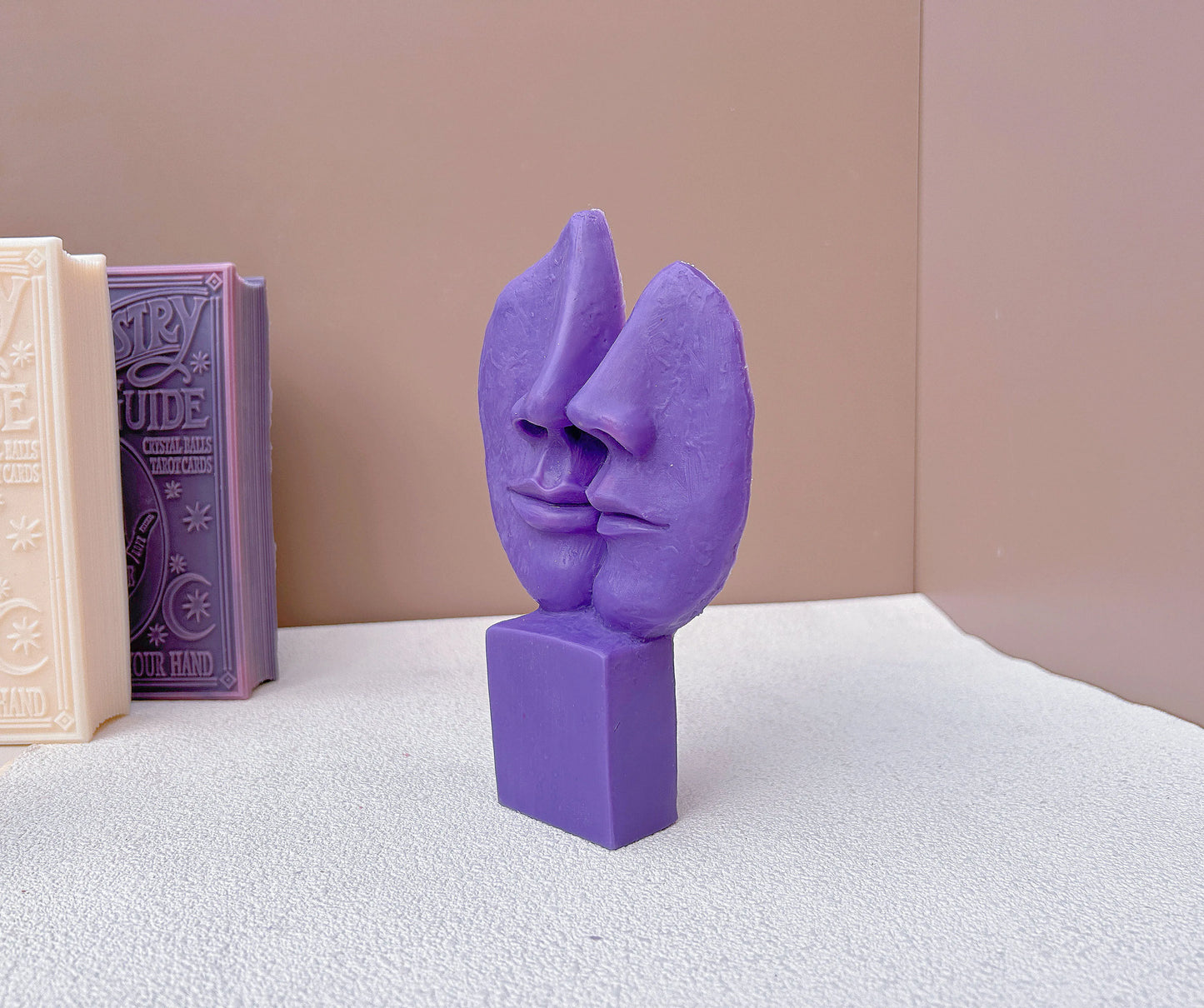 DIY Art Facial Candle Silicone Mold 3D Abstract Facial Silicone Candle Mold Handmade Gypsum Soap Festival Party Home Decoration