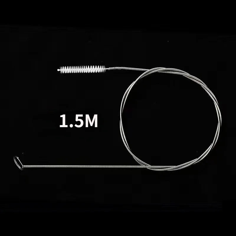 Refrigerator Drain Hole Desilter Cleaner Kit Kitchen Fridge Syringe Hose Dredge Drain Brush Unblocker Fridge Anti Clogging Kit
