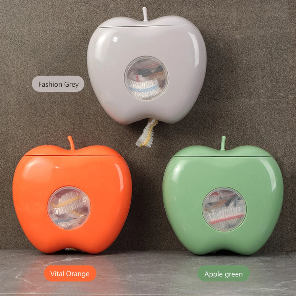 Wall Mounted Fresh Keeping Bag Storage Box Kitchen Disposable Food Cover Storage Container Fresh Cover Dispenser Box