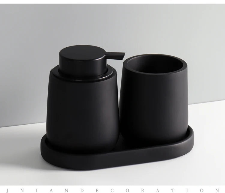 Resin Lotion Bottle Mouthwash Cup Tray Home Decoration Toilet Kitchen Supplies Bathroom Accessories Gifts Essential for Tourism