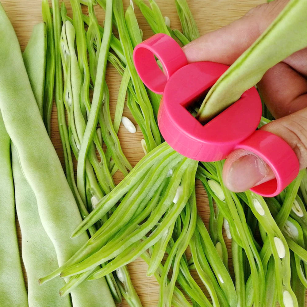 Bean slicer Green Bean Slicer Cutter Cut Fruit Vegetable Stringer Peeler Remover For Easy Kitchen Gadgets Kitchen Accessories