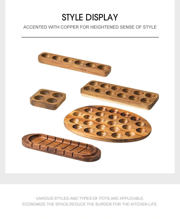 Wooden Egg Storage Box Eggs Tray Home Storage Rack Multi-Compartment Eggs Holder Kitchen Cooking Refrigerator Keep Fresh Tools