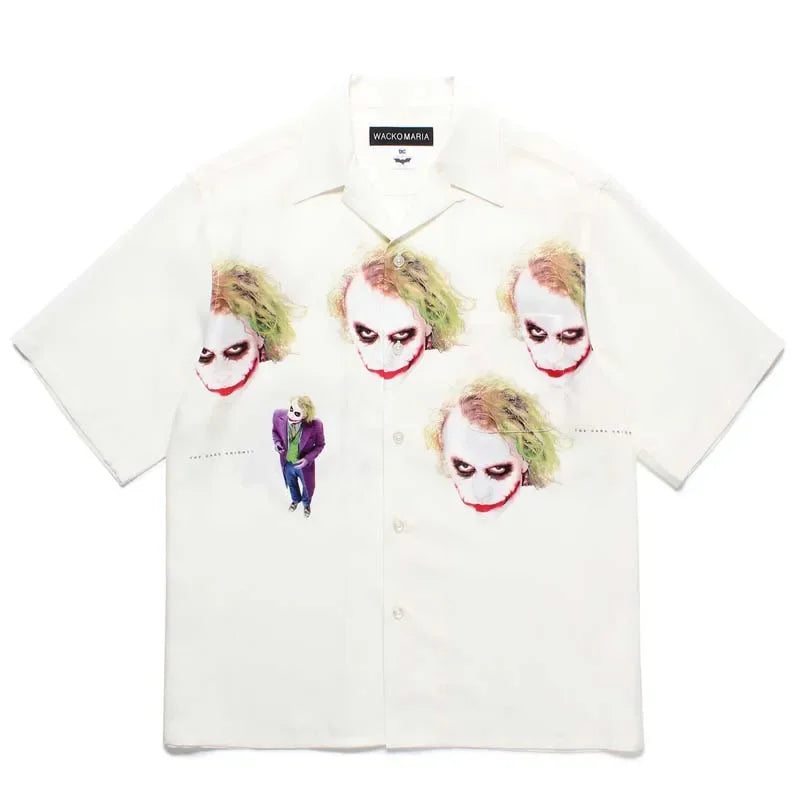 Harajuku Street Fashion Summer T Shirt Breathable Patter Round Neck Men Women Tops Hip-hop Trendy Character Short Sleeved Shirt