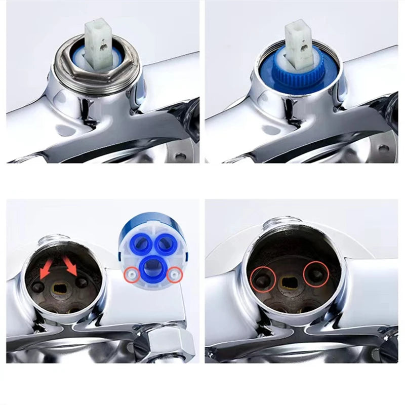 Faucets Mixing Spool Valve 25 MM/35 MM/40 MM Cartridge Ceramic Cartridge Mixer Tap Kitchen Bath Basin Shower Taps Accessories