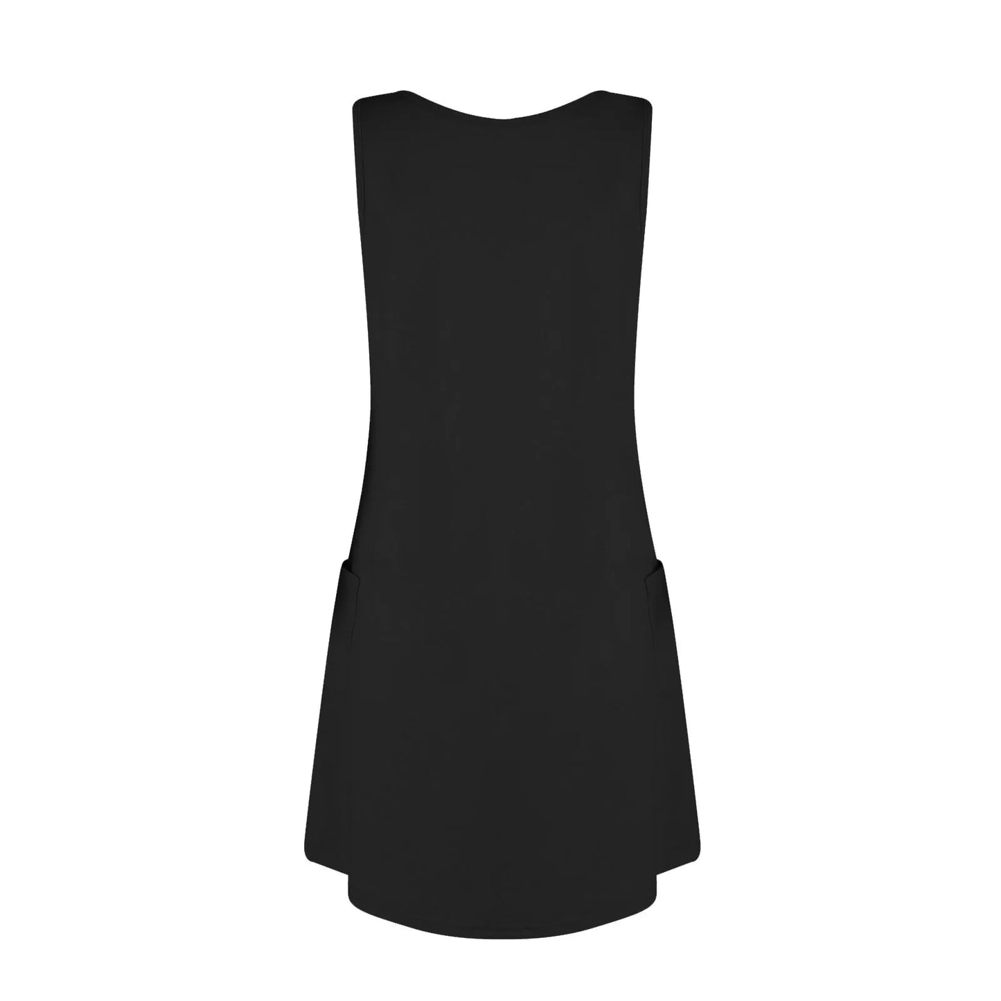 Women's Summer Casual Swing T-Shirt Dresses Beach Cover Up With Pockets Plus Size Loose T-shirt Dress vestidos largos