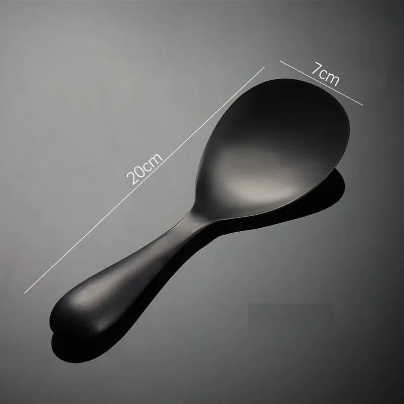 Thicken Stainless Steel Rice Scoop Multi-purpose Long Handle Scoops Buffet Serving Spoon Soup Spoons Household Kitchen Gadgets