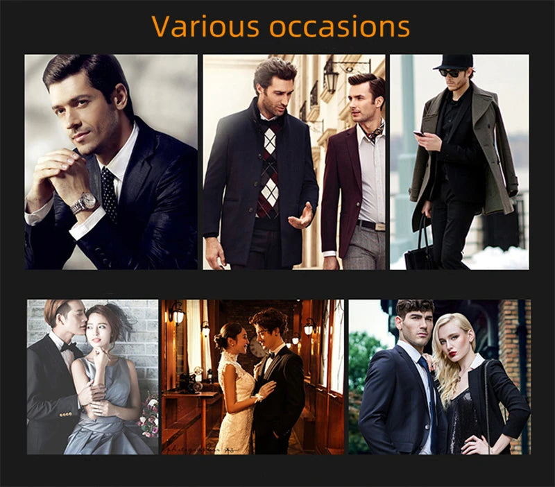 Men's Suit Two-piece Solid Color Double Breasted Fashion Spike Lapel Slim Fit Cropped Pants Casual Business Party Suits 2023