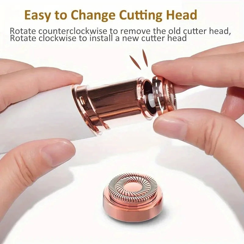 Facial Hair remover replacement heads for Flawless Finishing Touch facial Hair removal tool for Women As Seen On 4-6 Coun