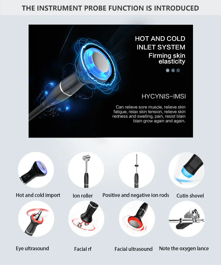 9 In 1 Hydra Professional Machine Aqua Facial Device New Beauty Health Korea Solution Aquaskin Smart Multifunction Oxygen Jet