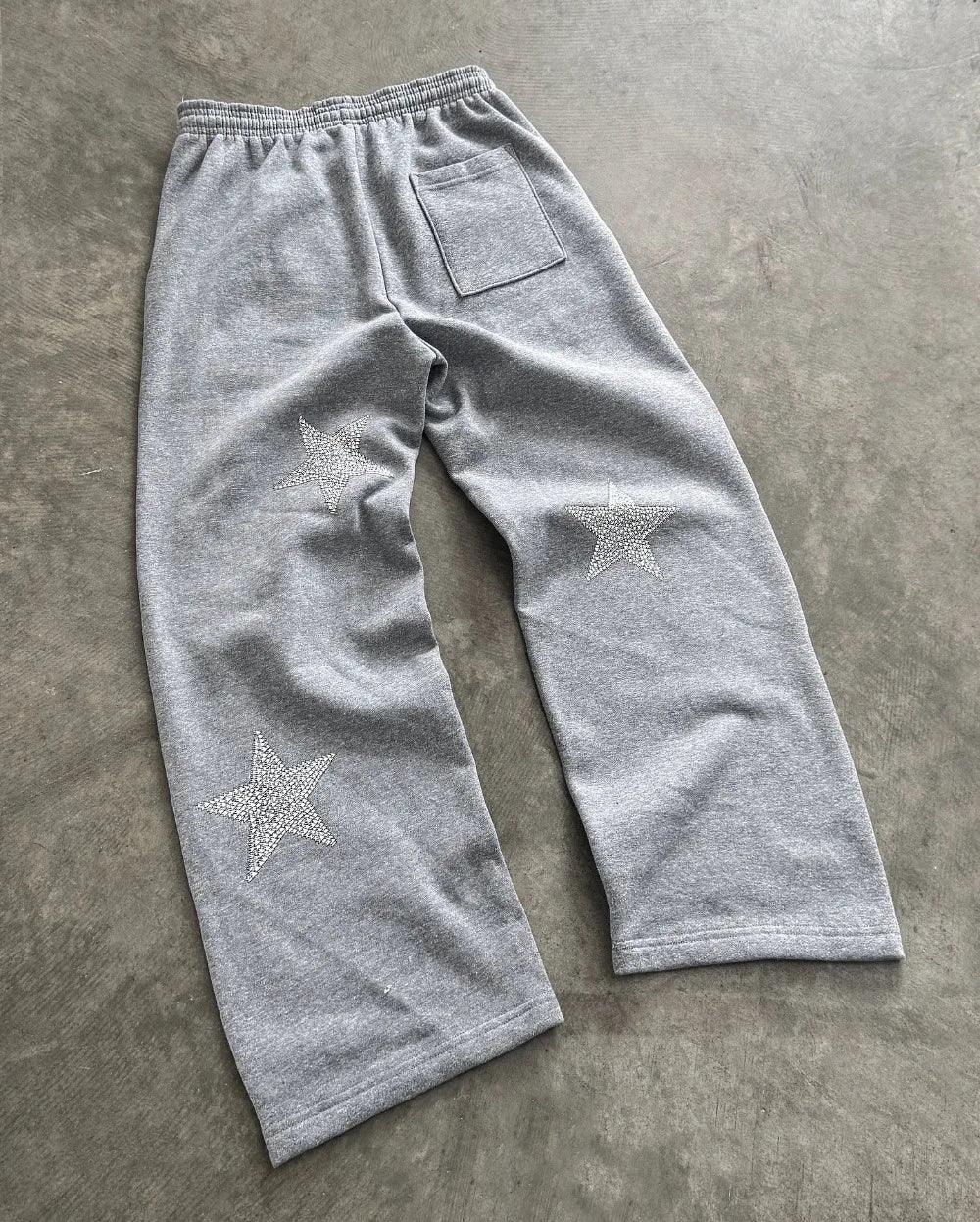 Y2k Harajuku Grey Loose Pants Zipper Hoodies Sweatshirt Tracksuit Men Casual Versatile Sweatpants Two Piece Set Men Clothes