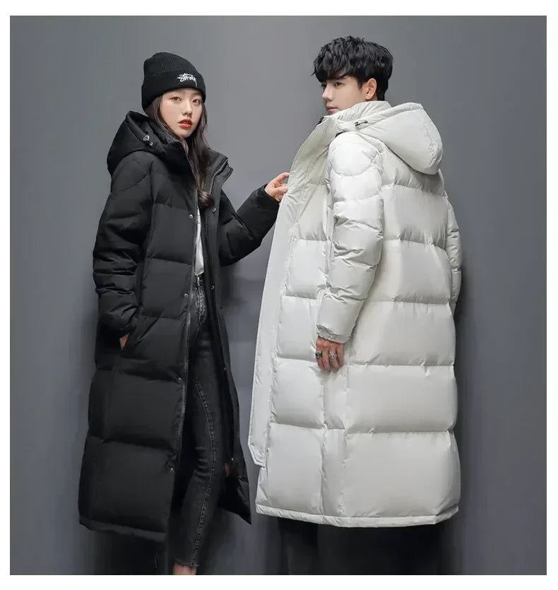 Men's Slim Cotton Long Coat High Quality Design Hot Casual Parka Men Clothes Unisex Outdoor Leisure Parka Cotton-Padded Parkas