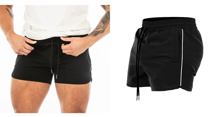 Men's Shorts 2023 Summer New Gym Jogging Exercise Shorts Men Sports Fitness Quick-drying Beach Multiple Pockets Running Shorts