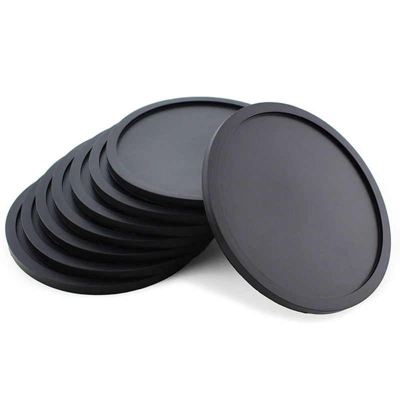 1/5Pcs Silicone Drinking Coaster Set Holder Cup Mat Pad Coaster Table Placemats Nonslip Coffee Cup Mat Kitchen Accessories