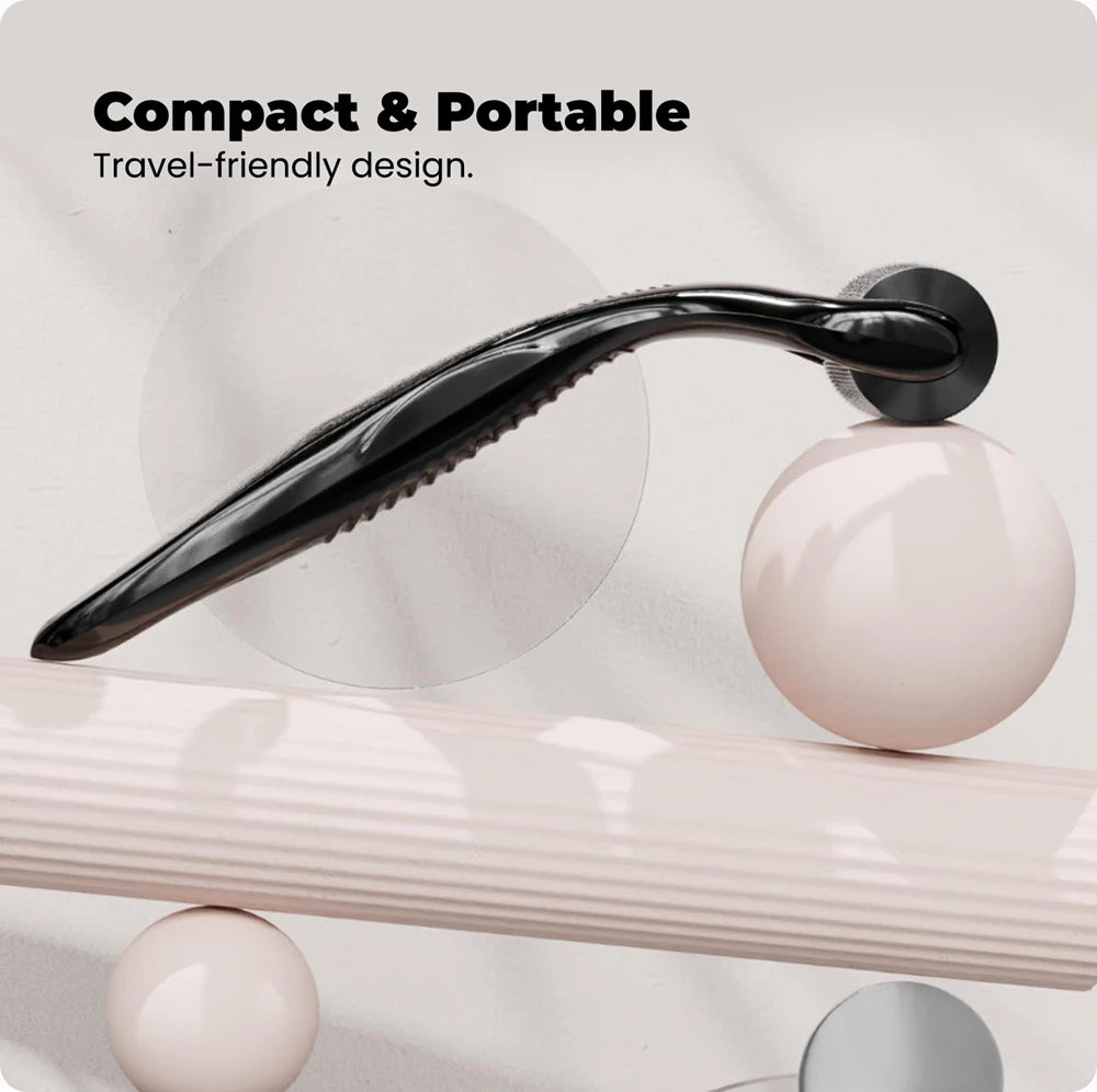 0.2/0.25/0.3mm Microneedles Derma Roller for Hair Beard Facial Skin Men Women Black/White Handle with Black/Blue/Green Head