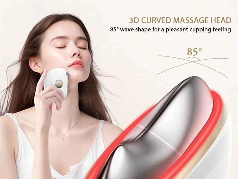 ANLAN Electric Guasha Massager EMS Face Lifting Remove Edema Firming Skin Clod Heat Body Scraping Therapy Skincare Beauty Device