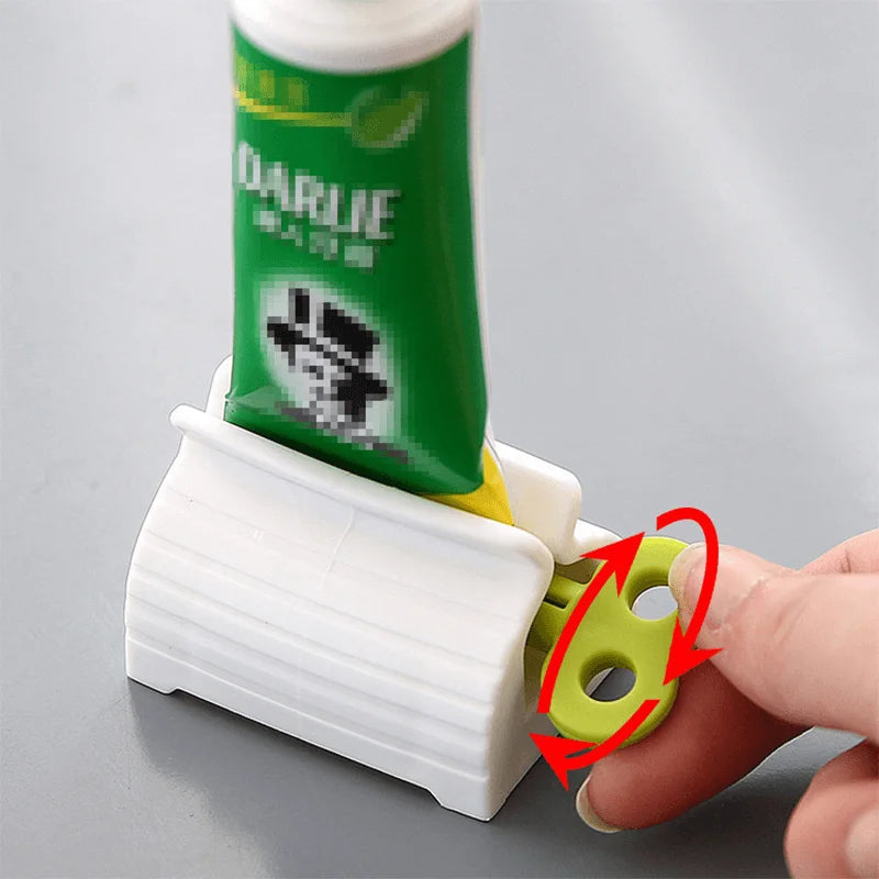Toothpaste Tube Squeezer Efficient and Hassle-Free Cosmetics Press Facial Cleanser Rolling Squeezing Dispenser