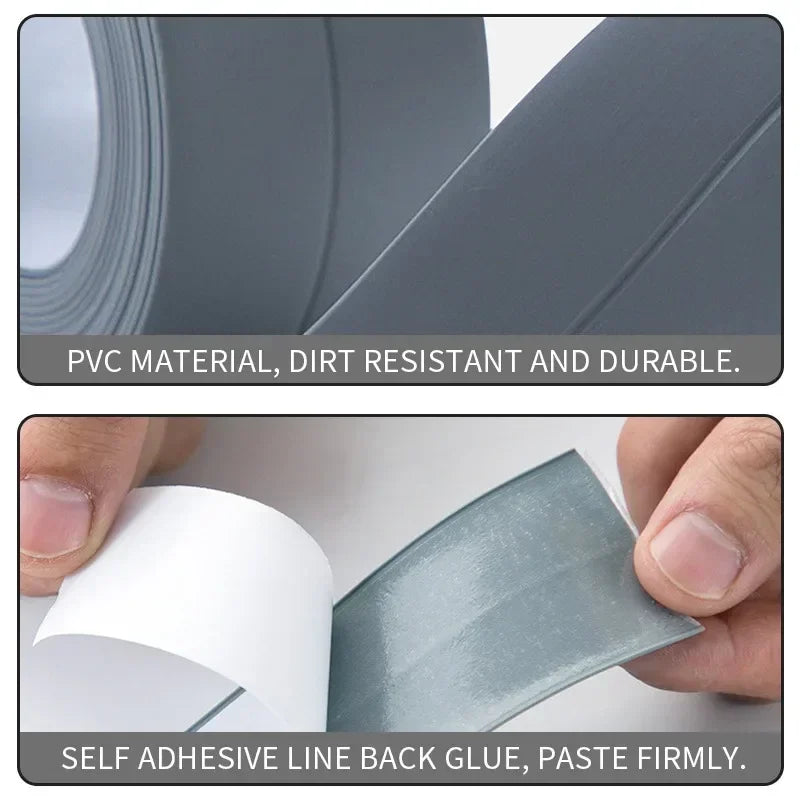 Multifunction Kitchen Self Adhesive Sealing Tape Bathroom Shower Bath Caulk Strip Waterproof Wall Sticker Sink Mold Proof Edge T