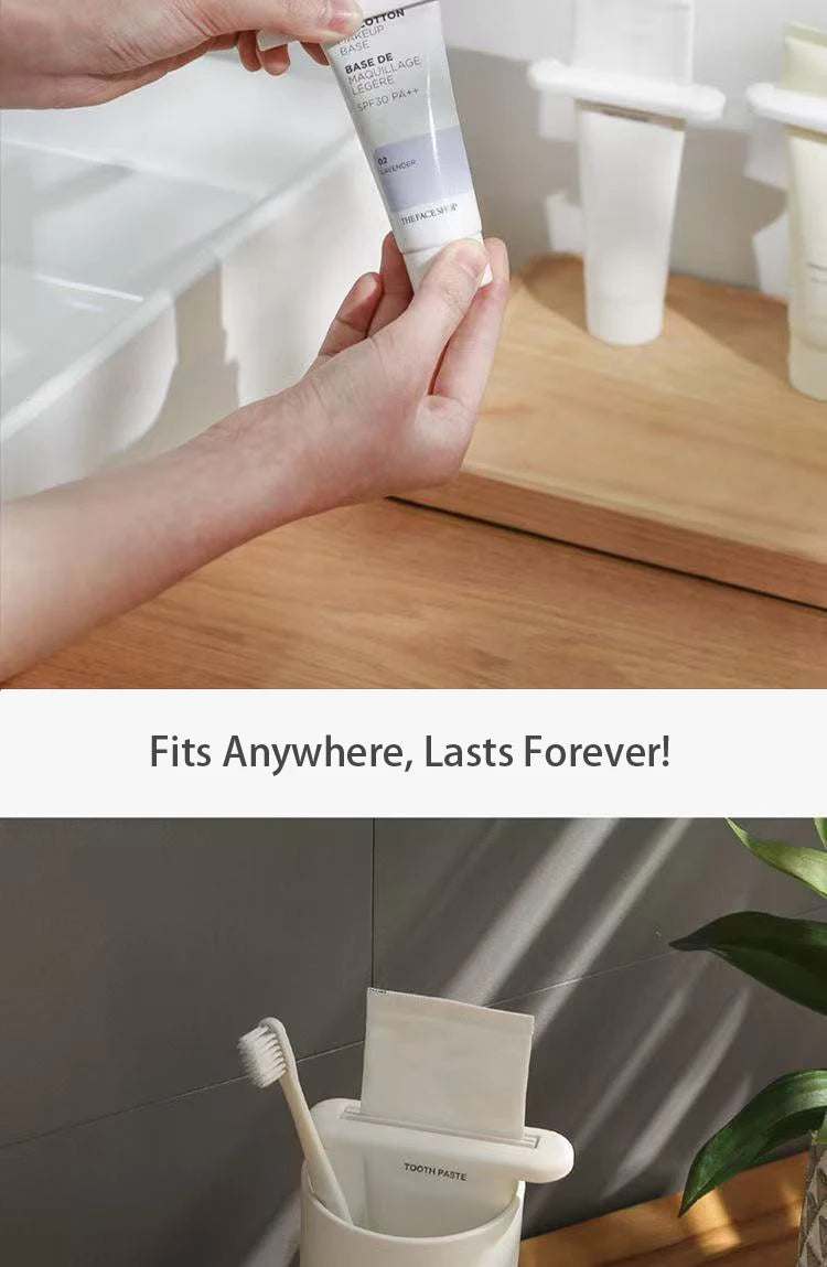 Toothpaste Tube Squeezer Efficient and Hassle-Free Cosmetics Press Facial Cleanser Rolling Squeezing Dispenser